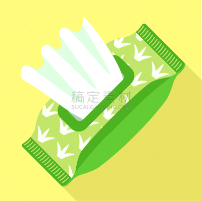 湿,扁平化设计,图标,塑胶,信封,模板,卫生间,女人,擦,打包