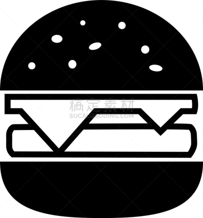奶酪,黑色,牛肉汉堡,计算机图标,排骨,矢量,炸肉排,快餐,图像,餐饮业职位