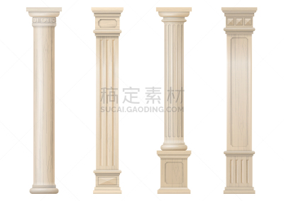 木制,柱子,简单,比例,技术,建筑业,建筑,图像,布置,复古