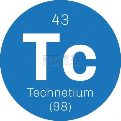 锝,化学元素周期表,化学制品,金属,科学,图像,矢量,彩色图片,分离着色,教育
