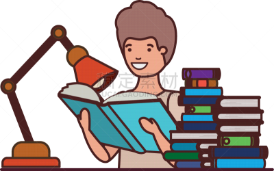 男孩,书,学生,手,世界读书日,书店,儿童,童年,草图,读书
