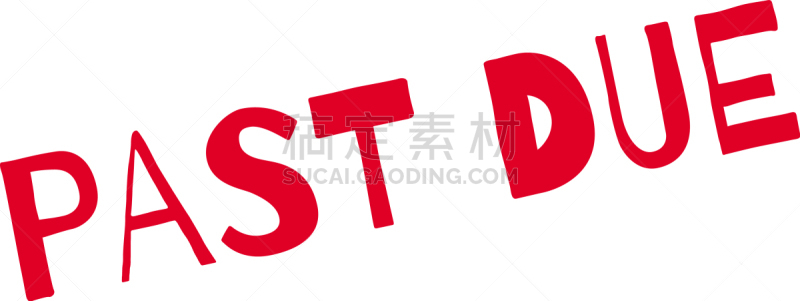 橡皮章,白色,最终期限,商务,债务,红色,过去,文档,过期,震惊
