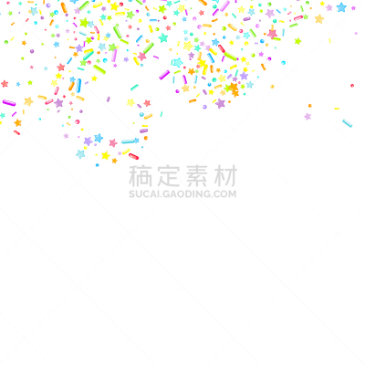 纸杯蛋糕,蛋糕蜜饯,华丽的,五彩纸屑,蛋糕,食品,早餐,落下,庆祝,设计