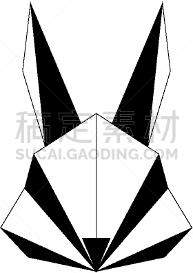 兔子,低多边形效果 ,抽象,图标,几何学,宠物,可爱的,商务,几何形状,野生动物