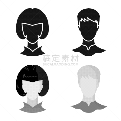 标志,专业人员,与摄影有关的场景,分离着色,假发,男人,肖像,图像,女人,收集