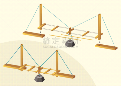 建筑业,桥,平衡折角灯,玩具,图像,矢量,建造物,操作指南,木制,阴谋