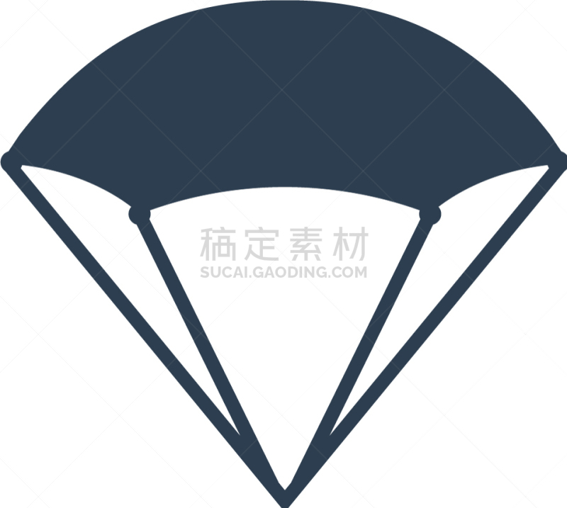 降落伞,图标,矢量,跳伞运动,图像,标志