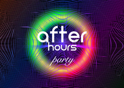 after hours party neon disco party fluid music