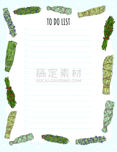 模板,个人备忘录,波西米亚风,办公用品,任务清单,有污迹的,装饰品,检查表,棍,舒服