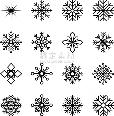 雪花,新年,华丽的,自然,季节,对称,几何形状,布置,收集,庆祝