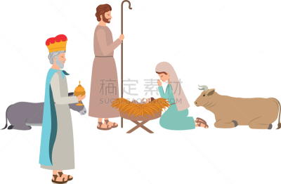 家庭,男人,智慧,灵性,Balthazaar,东方三贤士,夏娃,婴儿,夜晚
