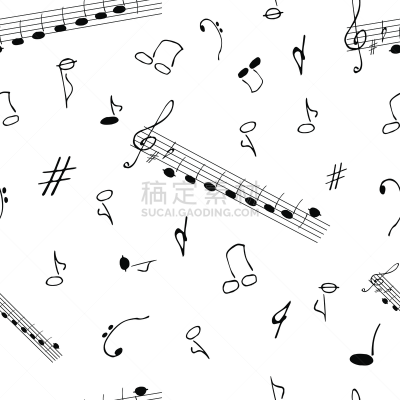 四方连续纹样,背景,绘画插图,音乐,矢量,式样,抽象,背景分离,云,调号