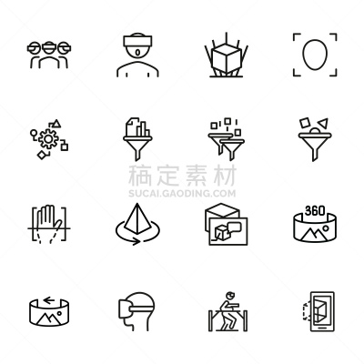 网络空间,计算机图标,背景分离,技术,现代,漏斗,食品加工厂,全息图,灯光技术