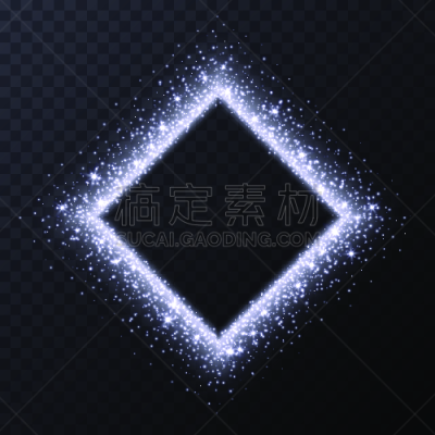 光亮,边框,白色,银色,粒子,菱形,光效果,抽象,星尘,火炬塔