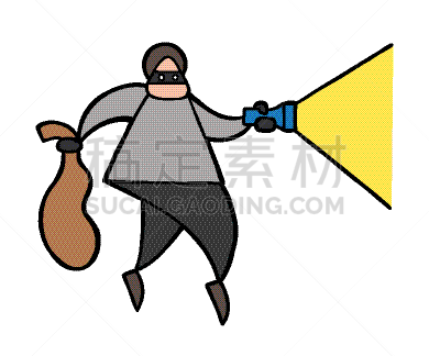 盗贼,男人,面具,人的脸部,卡通,诱拐者,夜贼,步行