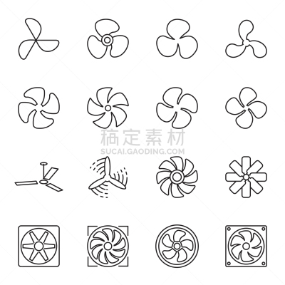 直的,计算机图标,电扇,轮廓,精神振作,计算机,风,图像,工业,设备用品