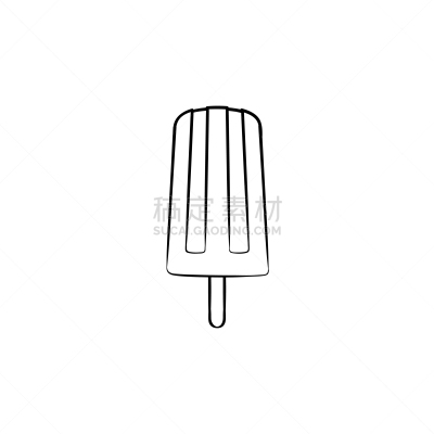 草图,计算机图标,偏好,清新,直的,食品,糖果,棍,调味品,绘制