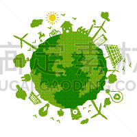 地球日,地球形,概念,绿色,安全的,生物学,清新,环境,想法,行星