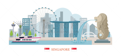 著名景点,城市天际线,新加坡市,旅途,游艇,公园,建筑,都市风景,探险,度假