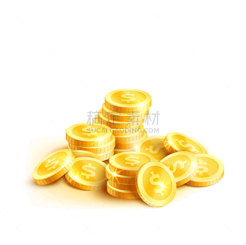 黄金,堆,闪亮的,金属,图像,赌场