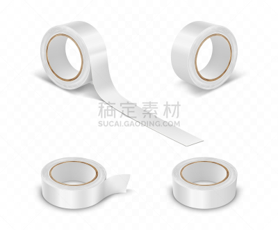 导管,胶带,透明,褐色,背景分离,塑胶,模板,建筑业,设备用品,三维图形