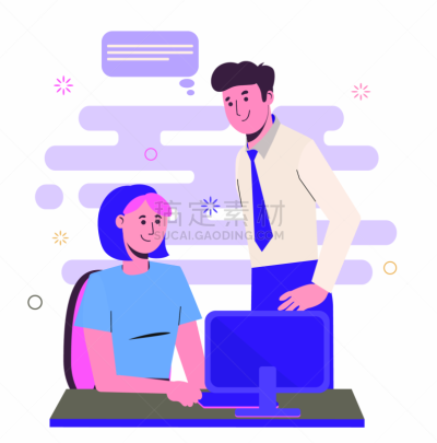 秘书,经理,职业,工作场所,团队,使用电脑,办公室,女孩,工作,分娩