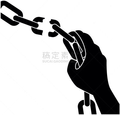 链,奴隶,人,金属,压力,概念,图像