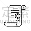 卷,绘画插图,轮廓,符号,矢量,标志,概念,直的,线图标