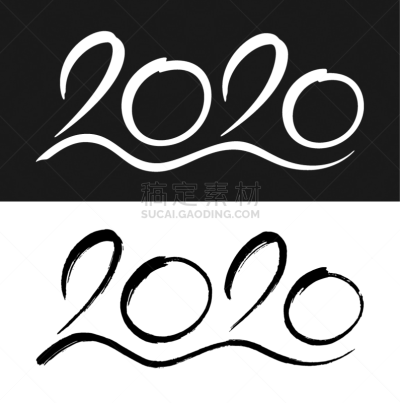 鼠年,新年前夕,数字,请柬,2020,贺卡,背景分离,春节,复古风格,节日