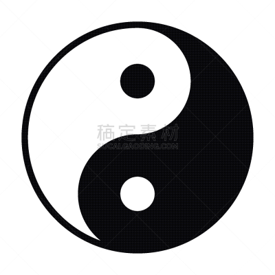 阴阳符,分离着色,白色背景,太极,哲学家,平衡,全球通讯,一对,东亚,反差