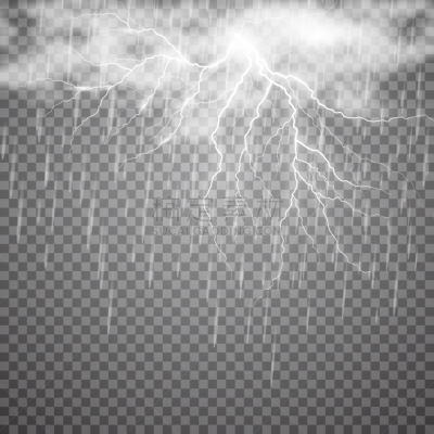云,雨,夜晚,闪亮的,能力,图像,写实,闪电,闪亮,放出
