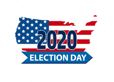 2020,美国,网站横幅,背景分离,传单,选票单,候选人,证章,品牌名称,背景