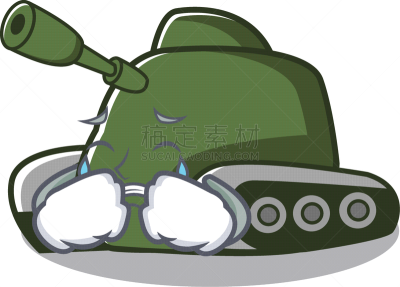 吉祥物,动画片,时尚,可爱的,性格,危险,哭