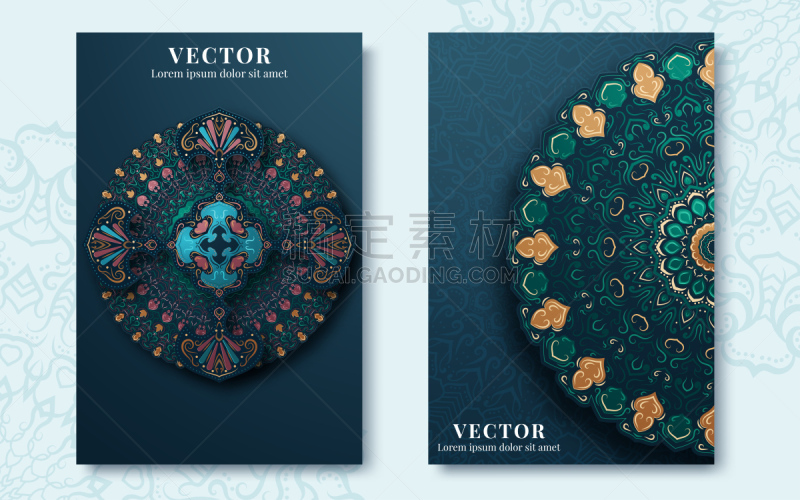 华丽的,绘画插图,高雅,矢量,东方人,贺卡,传统,请柬,事件,复古风格