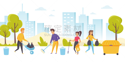 公园,垃圾,街道,人群,环境,一个人,环境保护,清洁工,女人,位置