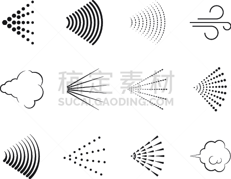 符号,矢量,天然气,气泵,喷头,插画,喷,淋浴,布置,收集