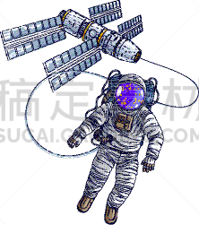 宇航员,太空,俄罗斯宇航员,科学家,男人,椭圆形,直的,飞,联系,失重