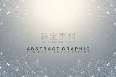 几何形状,分子,背景,插画,深的,健康保健,数据,主机,复杂,生物科技