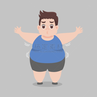 男人,巨大的,肥胖,看,损失,瘾君子,白色人种,担心,改进