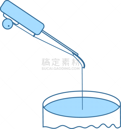 冬天,钓具,图标,分离着色,可爱的,轮廓,洞,池塘,钓鱼,收集