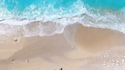 天堂海滩空中旅行