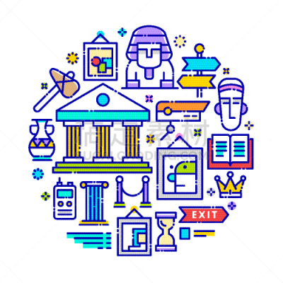 绘画插图,概念,艺术,矢量,专门技术,背景分离,面具,模板,色彩鲜艳