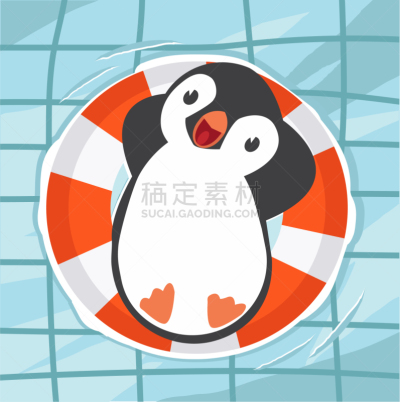 企鹅,游泳池,可爱的,多样,浮标,自然美,动物,鸟类,儿童,游泳