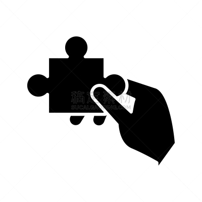 绘画插图,符号,概念,矢量,标志,图标,平坦的,切片食物,黑色,拼图拼块