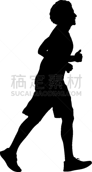 白色,短跑,男人,通道地毯,黑色,慢跑,迅速,剪影,训练