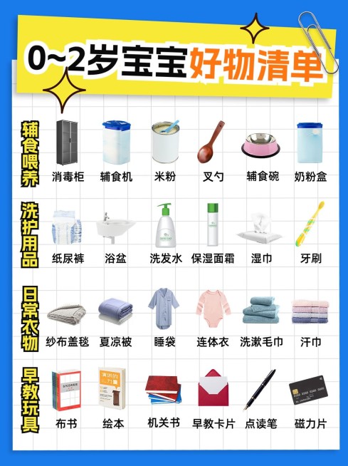 母婴亲子好物推荐小红书封面预览效果