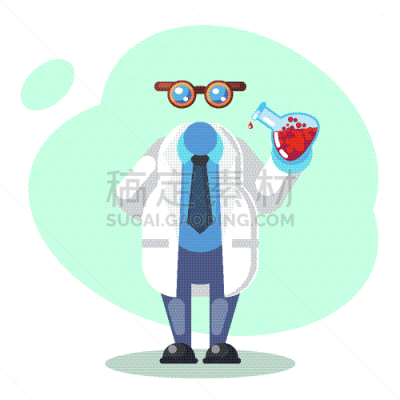 科学家,奇异的,科学,音乐指挥,专门技术,专业人员,无形的,技术,设备用品,吉祥物