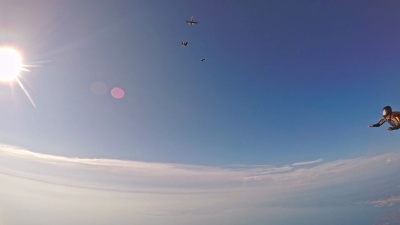 POV空中跳伞编队