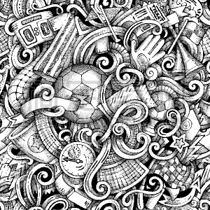 足球,乱画,矢量,四方连续纹样,背景,动物手,式样,数码图形,运动,球