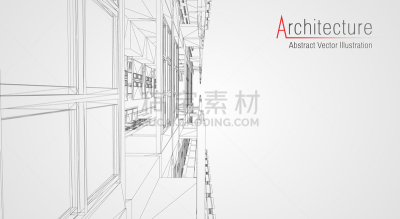 接线框,建筑,概念,城市生活,极简构图,蓝图,城市,商务,专心,工程师
